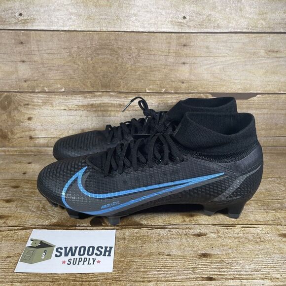 Nike Mens Mercurial Superfly 8 PRO FG Black Soccer Cleats Size 13 CV0961-004 - Picture 3 of 8